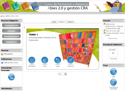 ABIES 2.0 y Gestión CRA